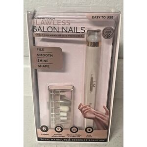 Finishing Touch Flawless Salon Nails Manicures & Pedicures Tool - New & Sealed!